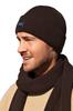 Men' Brown Set - Oliver Hat and Scarf, 100% Acrylic