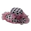 Polka dot flower bucket hat summer new travel vacation seaside sun hat versatile big brim basin hat