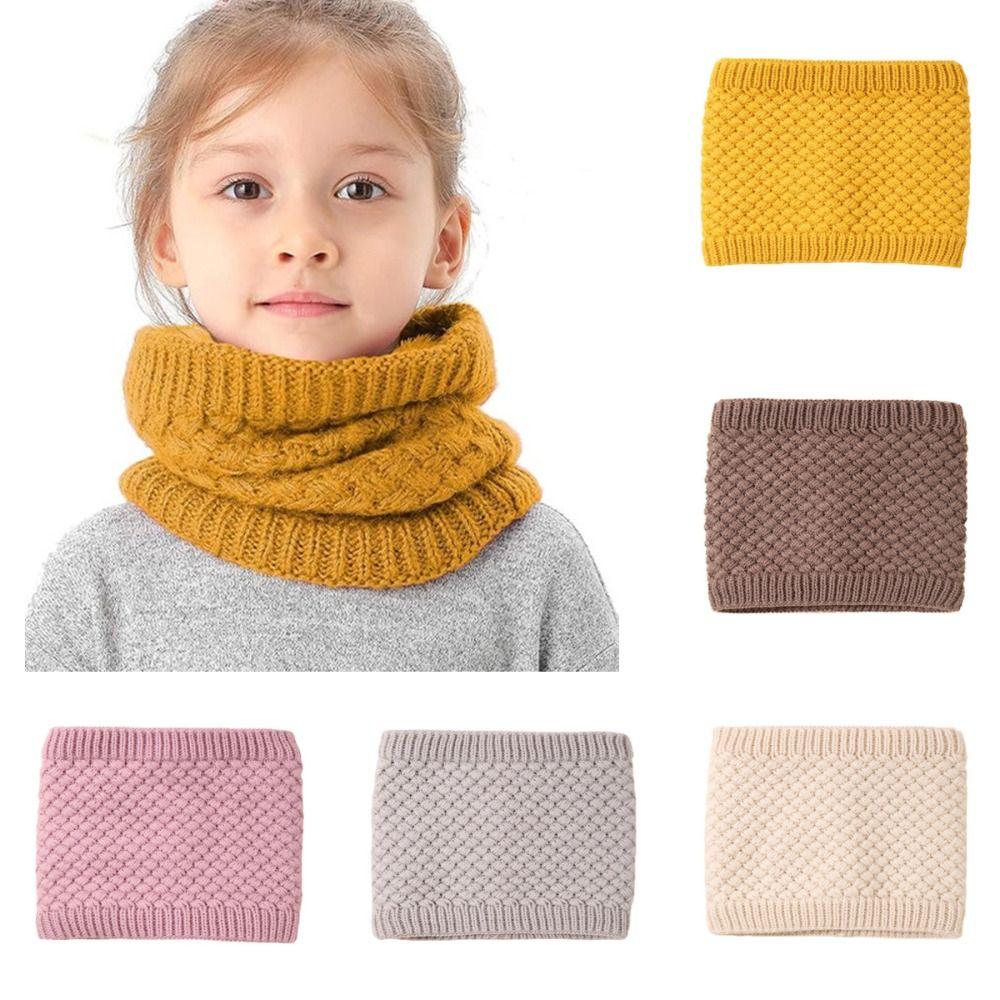 Warm Neck Gaiter Face Scarf Fleece Lined Children Ski Face Mask Cover  for Boys Girls