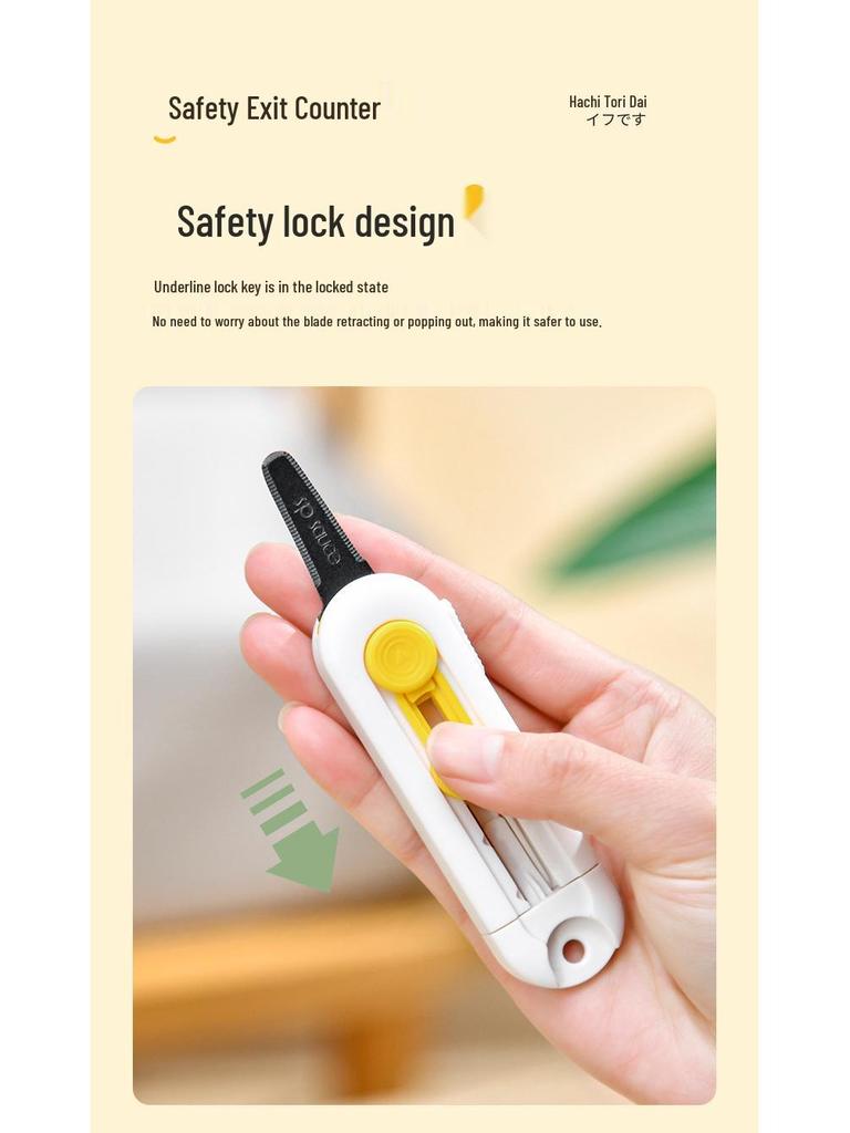 Compact Magnetic Safety Craft Knife