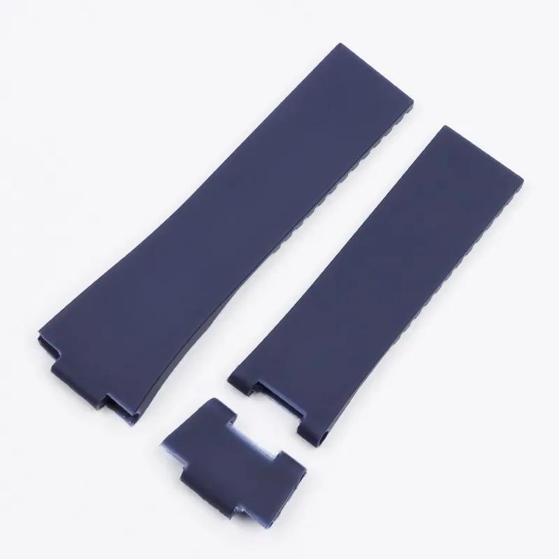 Silicone Watch Strap for Athens Observation Navigation 1183 Men's Women's Waterproof For Ulysse Nardin Rubber Watchbands