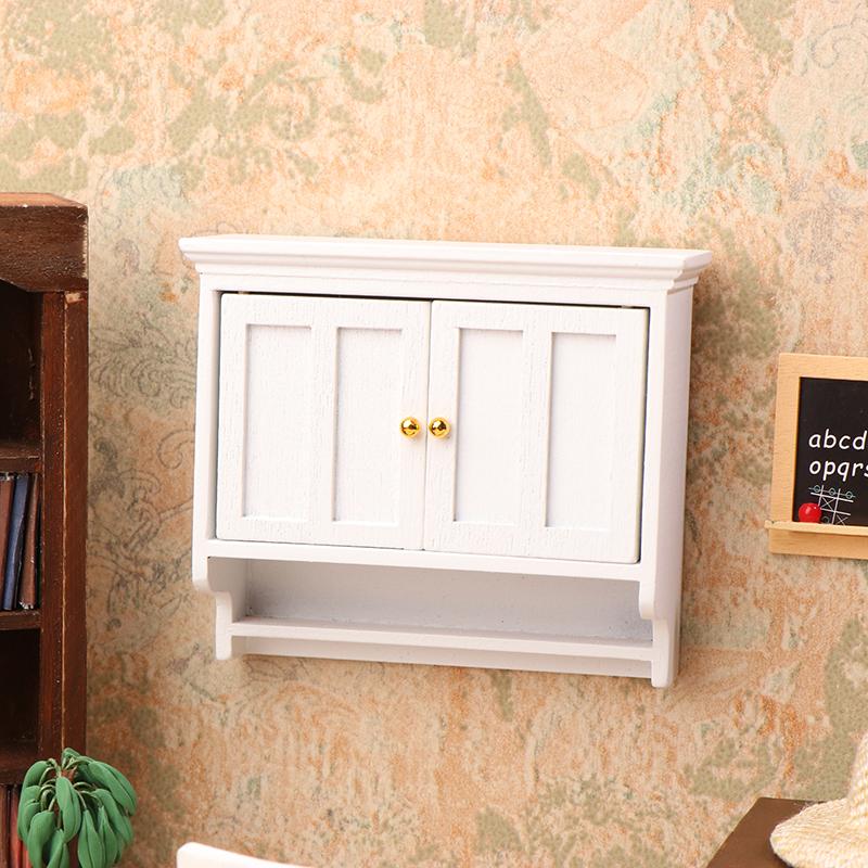 

1/12 Кукольный домик Миниатюрный настенный шкаф Шкаф Полки Модель Кукольный Дом Шкафы Мебель Декор Игрушка Кукольный Дом Аксессуары as the picture