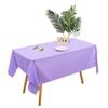 Disposable Tablecloth PE Material Thick Rectangular Table Cloth Easy To Use Solid