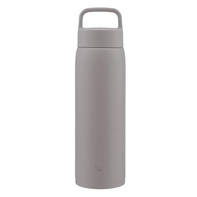 Zojirushi MahobinMug Water Bottle 1.0L Handle Screw TypeSeamless 2 Care Points Mineral Gray SU-DA100-HM