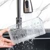 Suction Cup Kitchen Storage Racks Self-draining Seasoning Organizer Kitchen Sink Rack  Drain Rack