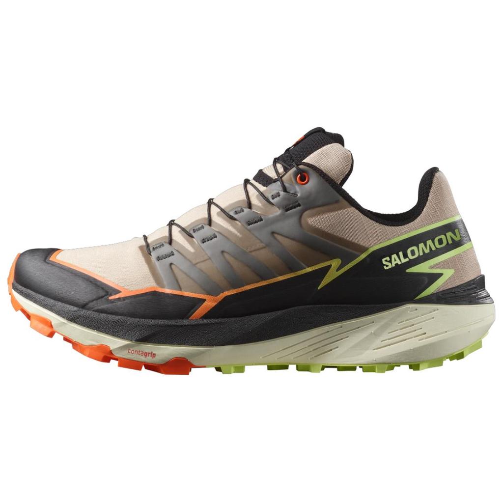 Salomon Thundercross Safari Men Sneakers Tan Red-Orange Sharp-Green L47688400