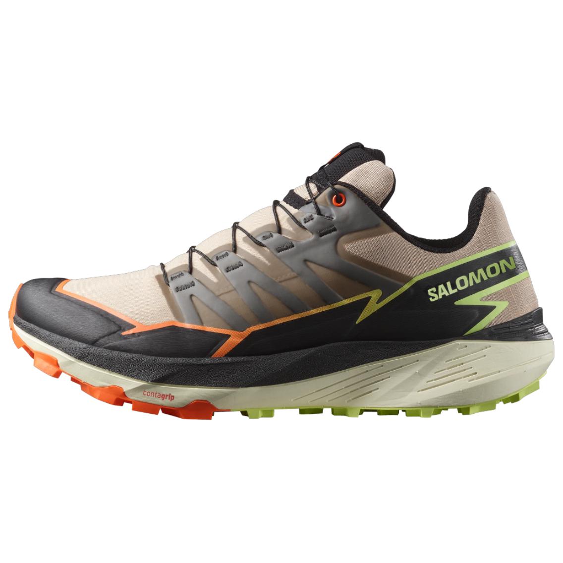 

New SALOMON Thundercross Running Shoes Men Low Top Beige/Black/Orange L47688400 43