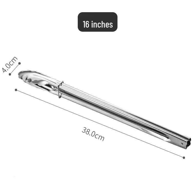 Abdo 16-inch Stainless Steel Kitchen Tongs