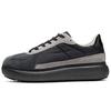 Delecity Coverage Abrasion Resistant Low Top Skateboard Shoes Unisex Black Gray 1183B704-002