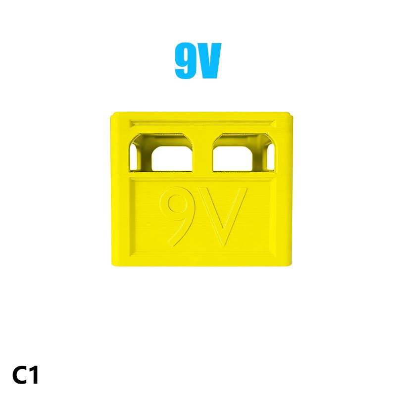 Aaa/Aa/9V/Cr2032/Cr2025 Battery Storage Box Stackable Battery Organizer Decorative Battery Holder, Home, Office Storage Box