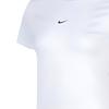Nike Moisture Wicking Breathable Casual Comfortable Round Neck Short Sleeve T-Shirt Women Tops White AR5341-100