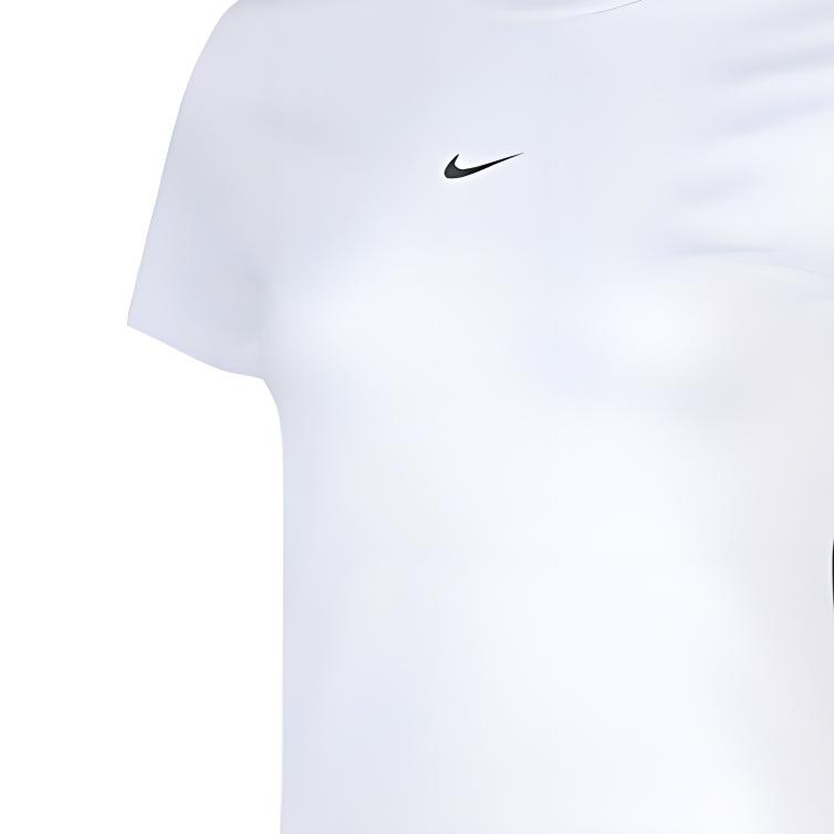 Nike Feuchtigkeitsableitend Atmungsaktiv Lässig Bequem Rundhals Kurzarm T-Shirt Damen Tops Weiß AR5341-100