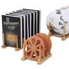 Bamboo Dish Drying Rack with Cup Holder