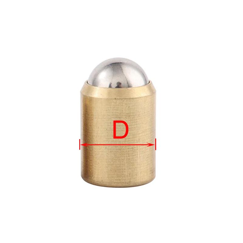 10pcs Precision Stainless Steel/Brass Positioning Beads Smooth Body Plunger Push Fit Ball Spring Ball Plungers