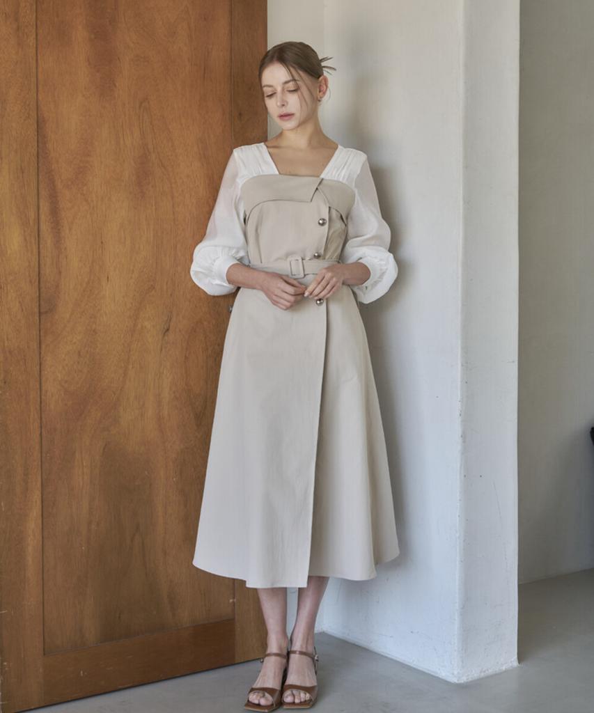 Eima Layered Trench Dress_2 Colors