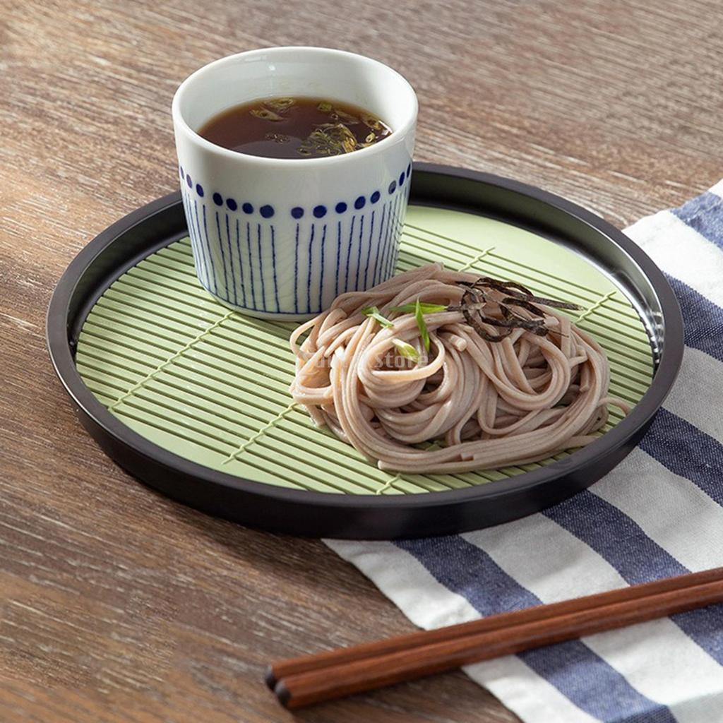 Plato de Fideos Soba Bandeja de Comida Plato de Fideos Fríos para Restaurante Cocina Casera Platos de Fideos Soba Japoneses Plato de Fideos Fríos