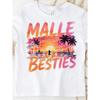 Malle Besties- Mallorca Party Junggesellinnenabschied(4) Overseas Printing Y2K Oversized Unisex T-Shirt For Men Women Retro 2000S Streetwear Baggy
