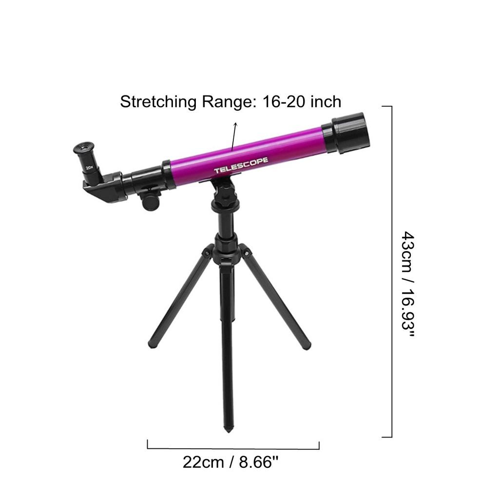 Professional Astronomical Telescope With Tripod Outdoor Monocular Zoom Telescope Spotting Scope for Educational Children Toys ABS