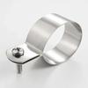 1Pcs with Screws Nuts Hose Clamp 304 Stainless Steel Horseback Grounding Clip Dia 10mm-60mm Fastening Hardware Pipe Buckle