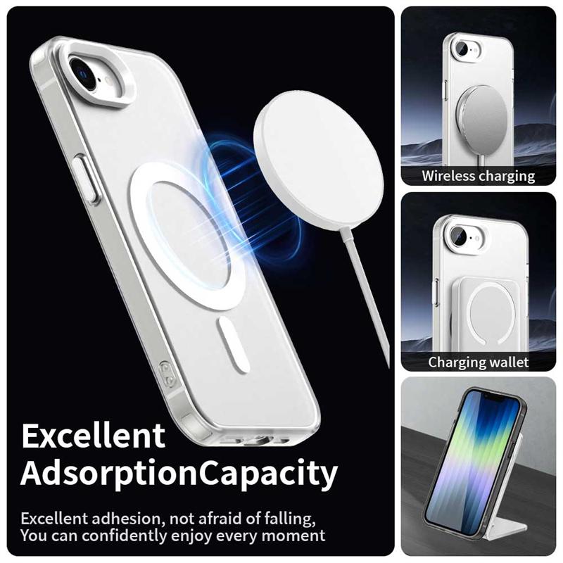 Pro iPhone 16E Pouzdro Kryt iPhone 16E Capas Nová Barva Nárazuvzdorný Bezdrátové Nabíjení Magnetický Matný Fundas iPhone 16E iPhone16e