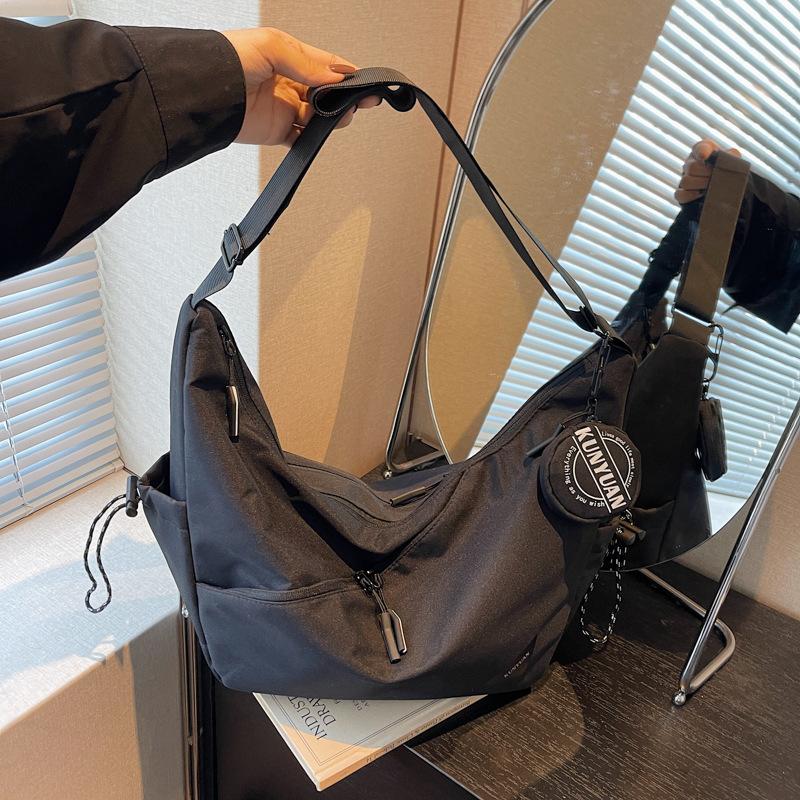 Men's messenger bag trendy brand 2025 new fashion casual function cycling sports trend men's shoulder bag