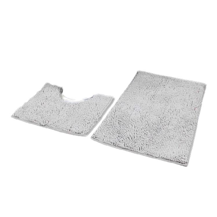 Set aus 2 Badezimmerteppichen Toilettenteppichen Super saugfähige Bodenmatten Europäische Dekoration