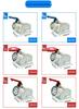 IP44 Waterproof Aviation Plug with Solid Copper & Nylon Body, Model 223J
