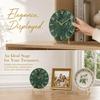 7.87x5.31in Marble Clock Display Bracket Iron Nordic Style Decor Stand  Shelf Decoration