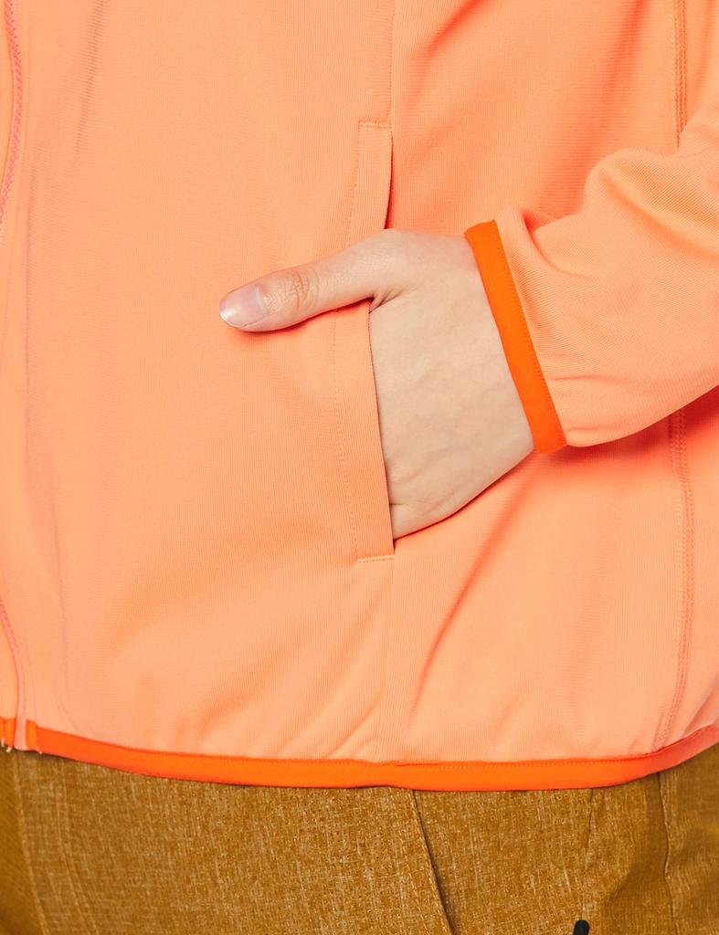The North Face Riverside Relax Pile Dusty Coral Size M Hoodie, Women's, Fabric, Moisture-Wicking, Stretch, Orange,