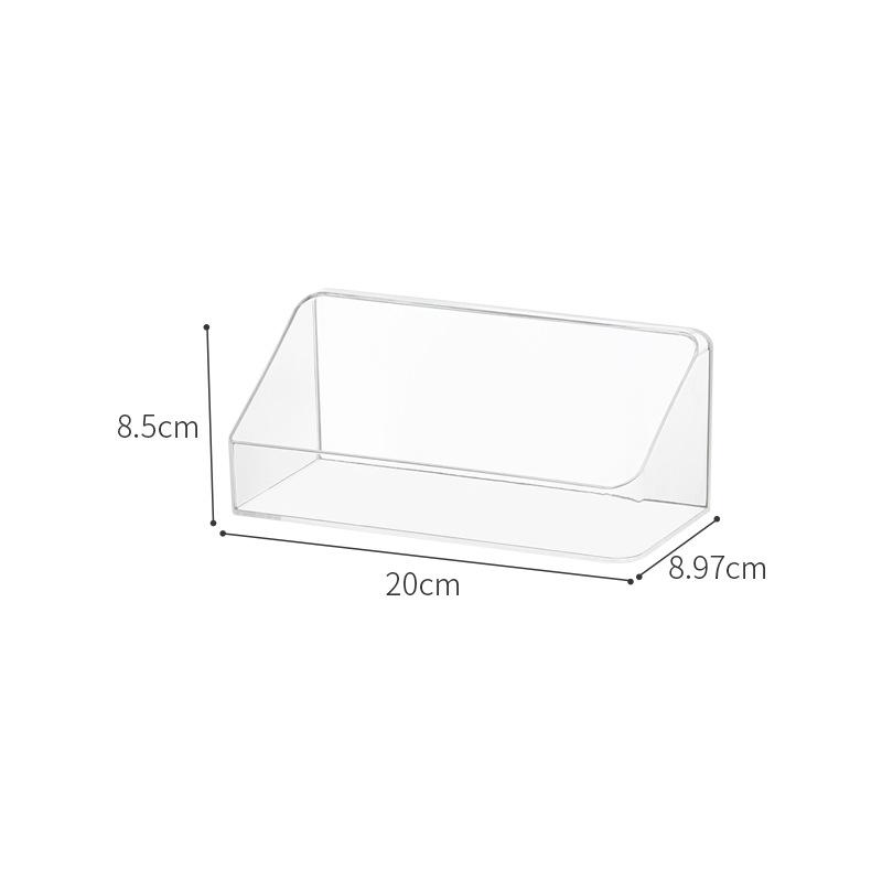 

Настольный ящик для хранения косметики для ванной комнаты, настенный ящик для туалетных принадлежностей, прозрачный ящик для хранения косметики