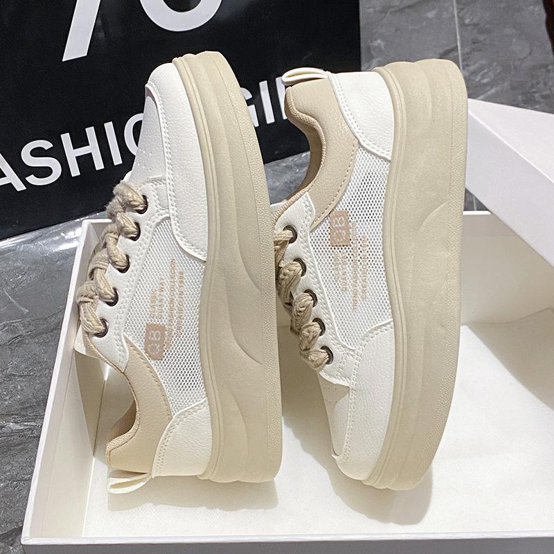 2025 little white shoes women's summer new Korean version ins female students casual network versatile board shoes street shot YB7302