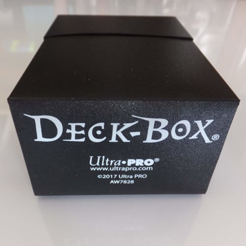 Ultra Pro Vertical Deck Box Deck Case, Standard Size, Black