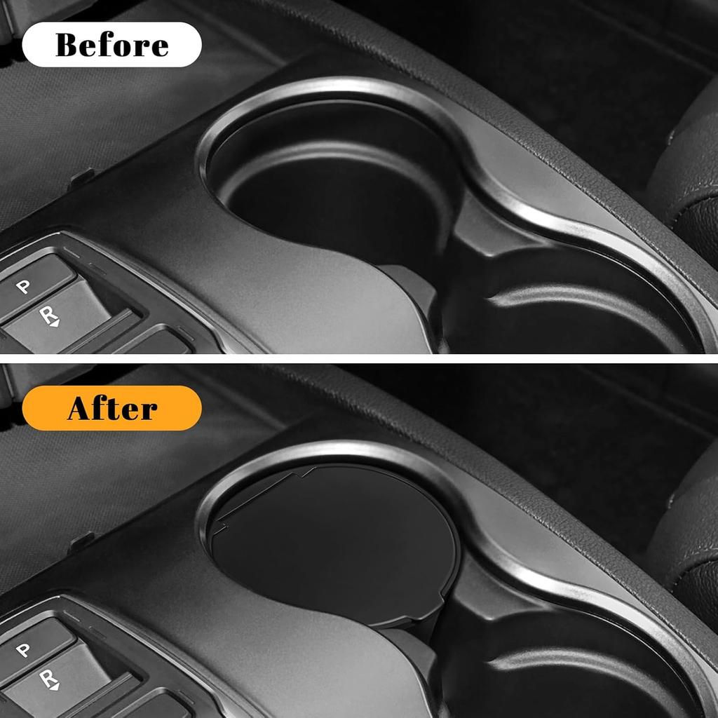 Center Console Cup Holder Compatible With Honda Pilot 2016- & Ridgeline - & Passport - Accessories ABS Material Ert Storage Box Interior Armrest