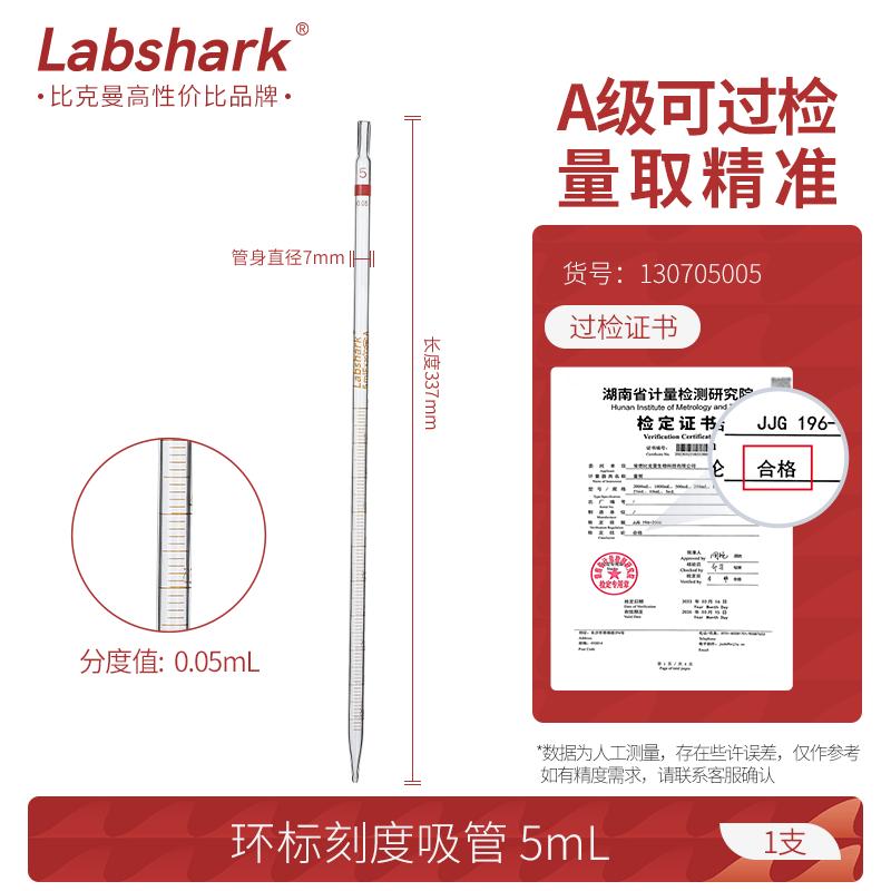 Beckman Glass Graduated Pipette