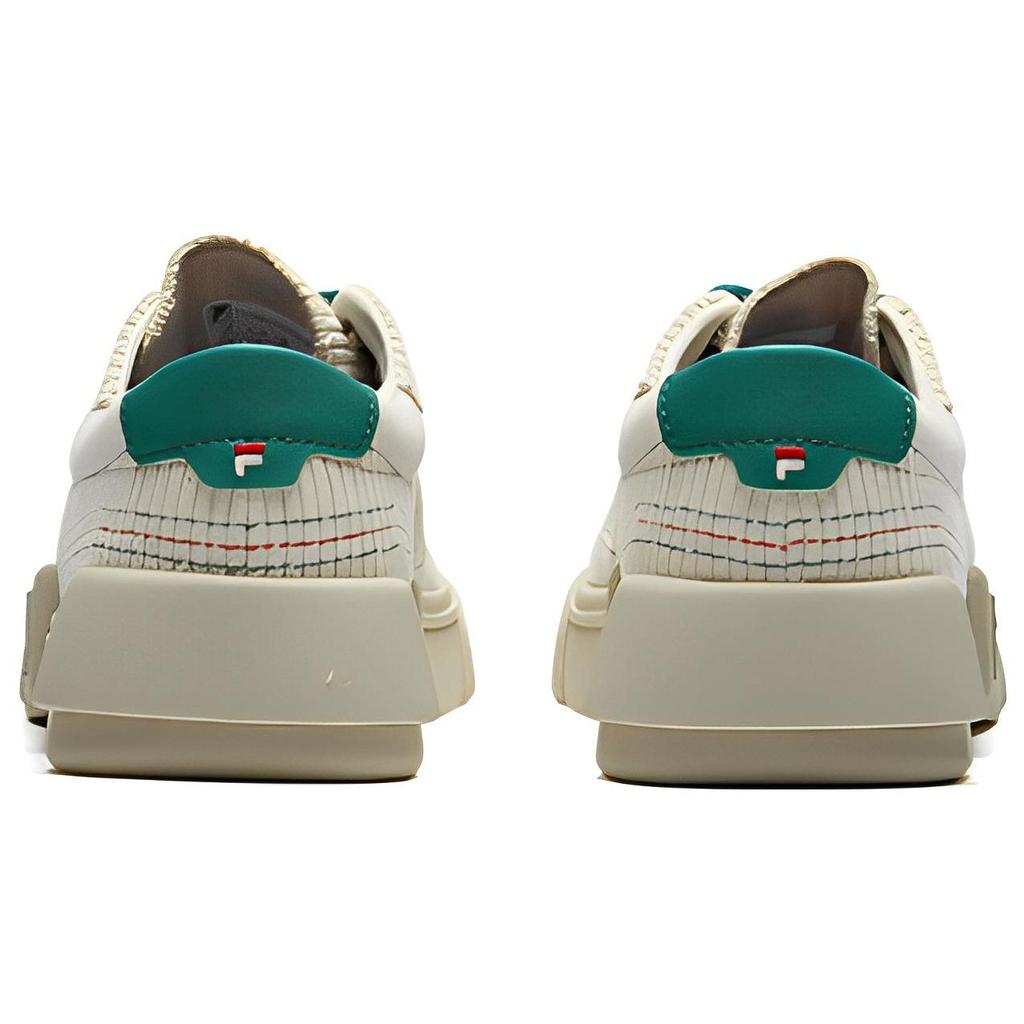 FILA Fusion Pop Fabric Synthetic Leather Comfortable Durable Low-Top Sneakers Women sneakers Light-Green T12W218204FAA