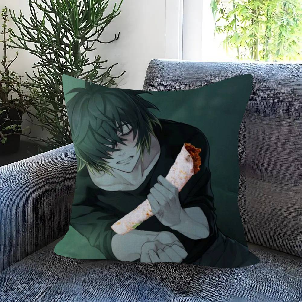Anime Towa S-Slow D-Damage Personalized Picture Text Home Decorative Pillows Household Gifts 45X45Cm