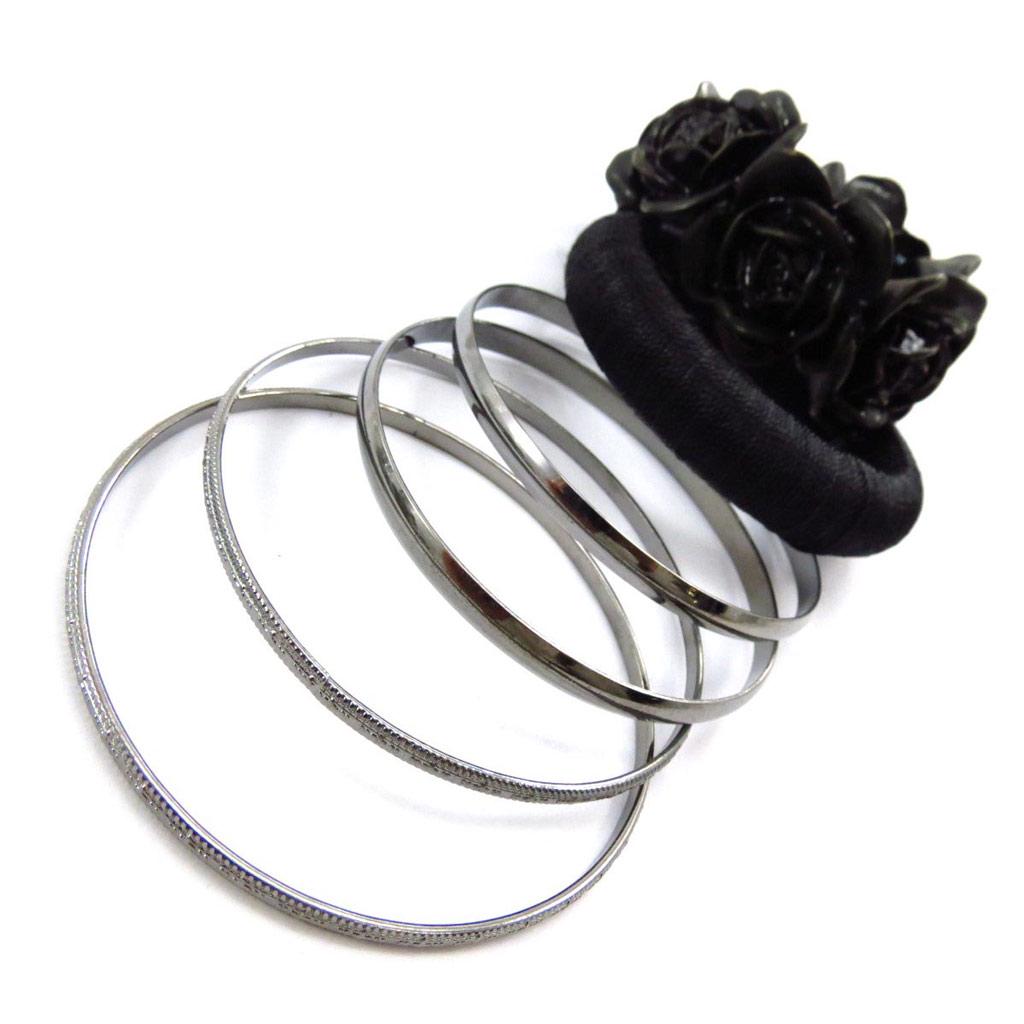 Les Trésors De Lily [J6855] - Bracelet créateur 'Sappho' noir