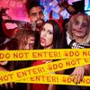 Halloweenské dekorace Zombie Páska s varováním Vstup zakázán Žlutá Strašidelná varovná páska Role Strašidelný dům Halloweenská párty Dekorace Rekvizity