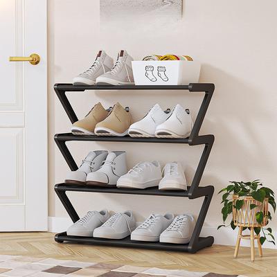 Simple Z-shaped Fabric Dust-proof Shoe Rack Shoe Cabinet Household Multi-layer Space-saving Shoe Multi-functional Storage Rack