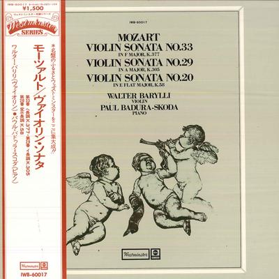 LP Record WALTER BARYLLI, PAUL BADURA SKODA - Mozart Violin Sonata No.33 In F Maj IWB60017 WESTMINSTER Japan Obi Classical Used
