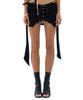 2000Akaibeuseu Lena Snap Layer Skirt (Black)