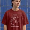 Mental Eelness T Shirt Funny Eel Pun Mental Health Meme Weird Fish Graphic Tee