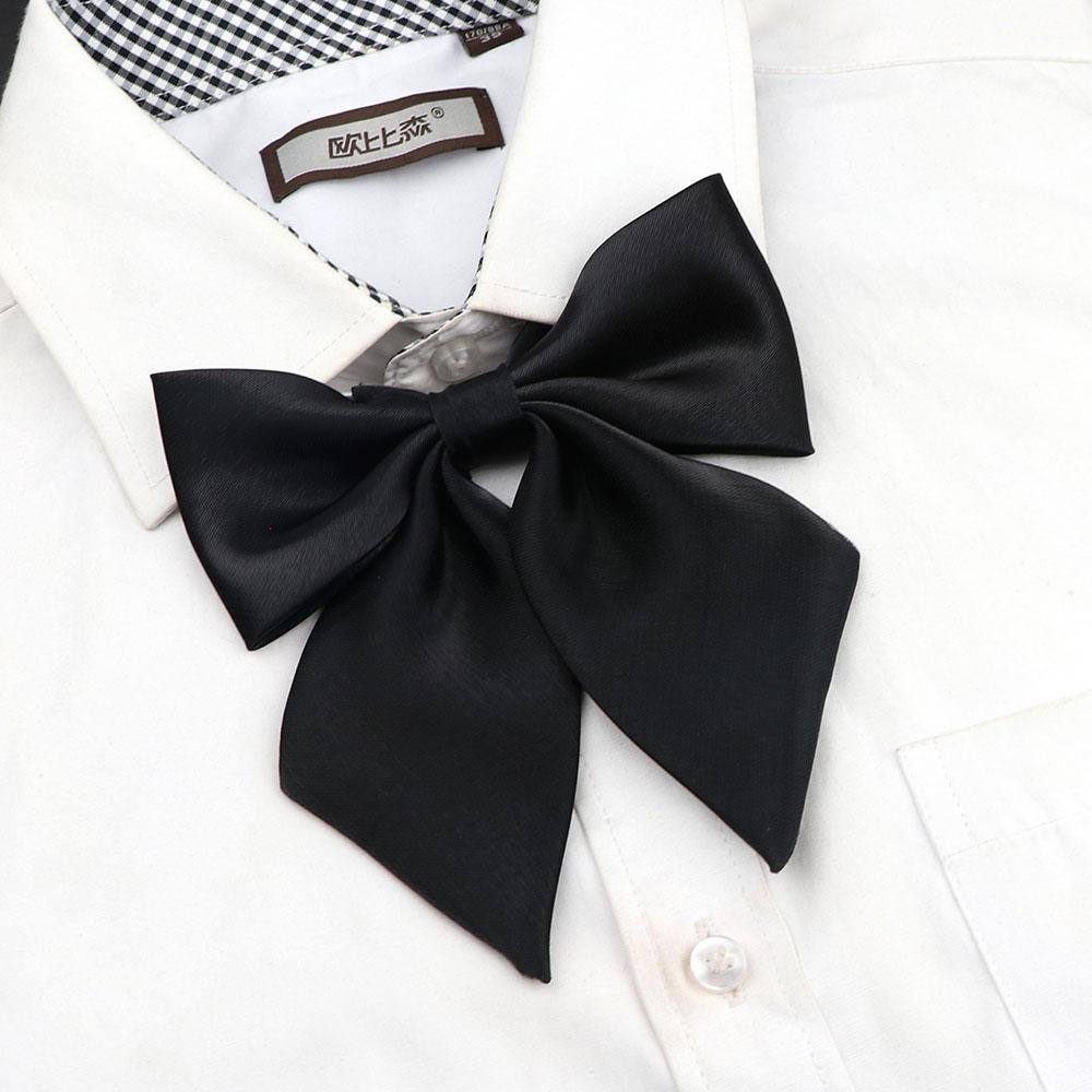 Perfect Match Colorful Women‘S Shirts Bowtie Ladies Girl School Wedding Party Bowknot Pink Bule Black Classic Butterfly Knot Suits Accessories