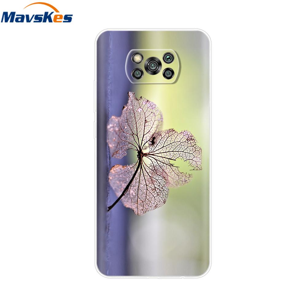 Pour Xiaomi POCO X3 Coque Pour Poco X3 Pro NFC Silicone Souple Arrière Pour Poco X3 POCOX3 X 3 NFC 6.67'' Fundas Coques Coque Pare-chocs
