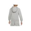 Nike Letter Embroidered Hooded Long Sleeve Jacket Kids Jackets Gray FD3017-063