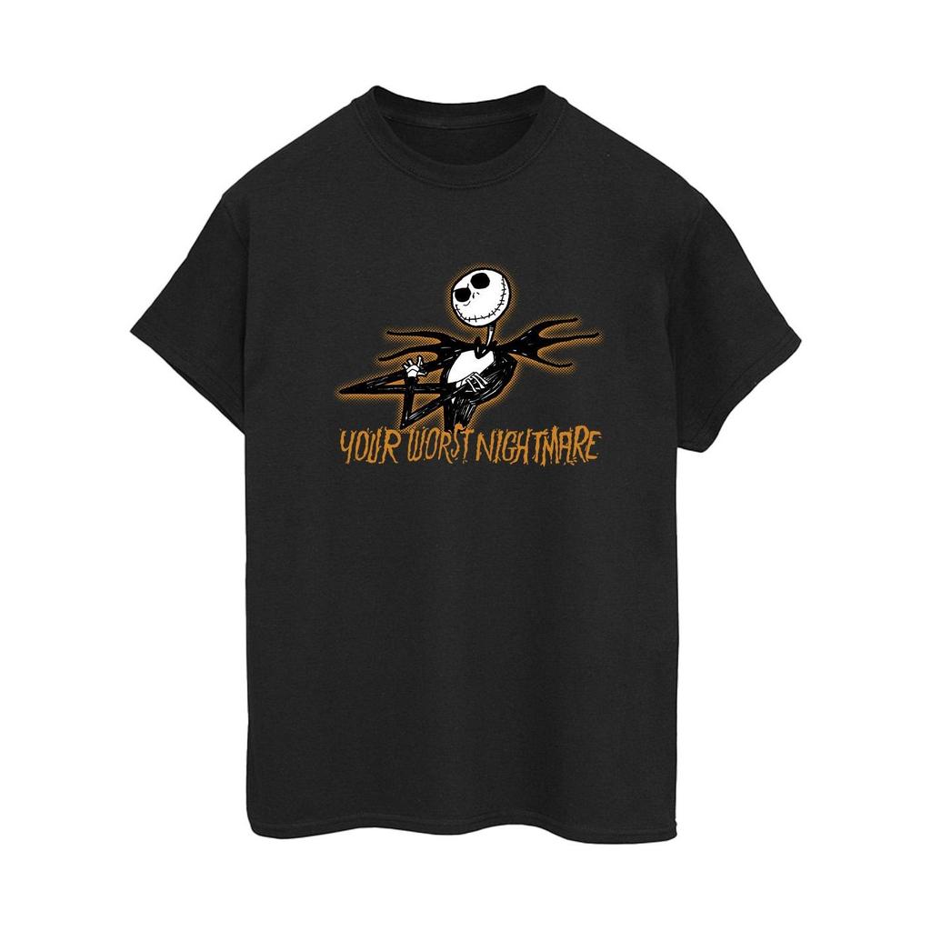 The Nightmare Before Christmas Damen/Damen Dein schlimmster Albtraum Baumwolle Boyfriend T-Shirt