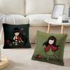 S-Santoro G-Gorjuss Art Pillow Case Home Decor Throw For Sofa Bed Car Room Decor Gift Idea