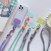 Cute Coloful Knot Phone Lanyard Diameter Strap Universal Case Crossbody Shoulder Card Neck Cord Clip Hang Anti-lost Wrist Strap
