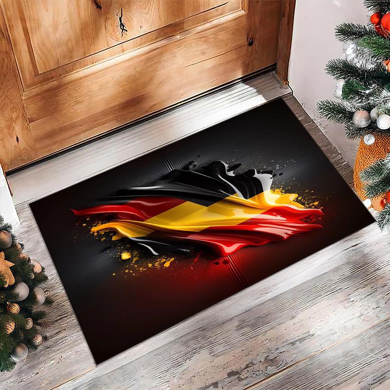 Germany national football team Printed Flannel Area Rug Non Slip Soft Polyester Floor Carpet Indoor Decor Mat for Bedroom Living Room Sofa