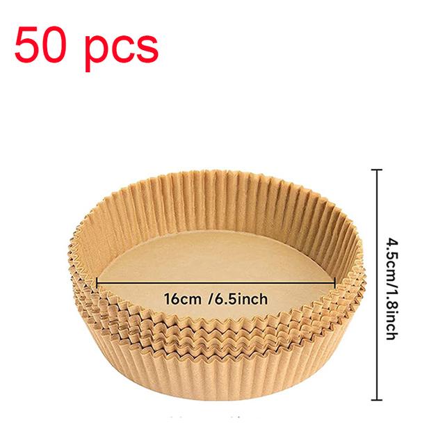 Fodera di Carta Usa e Getta Rettangolare per Friggitrice ad Aria 31 cm Antiaderente Carta Forno Speciale per Cestello di Cottura 2-10 QT